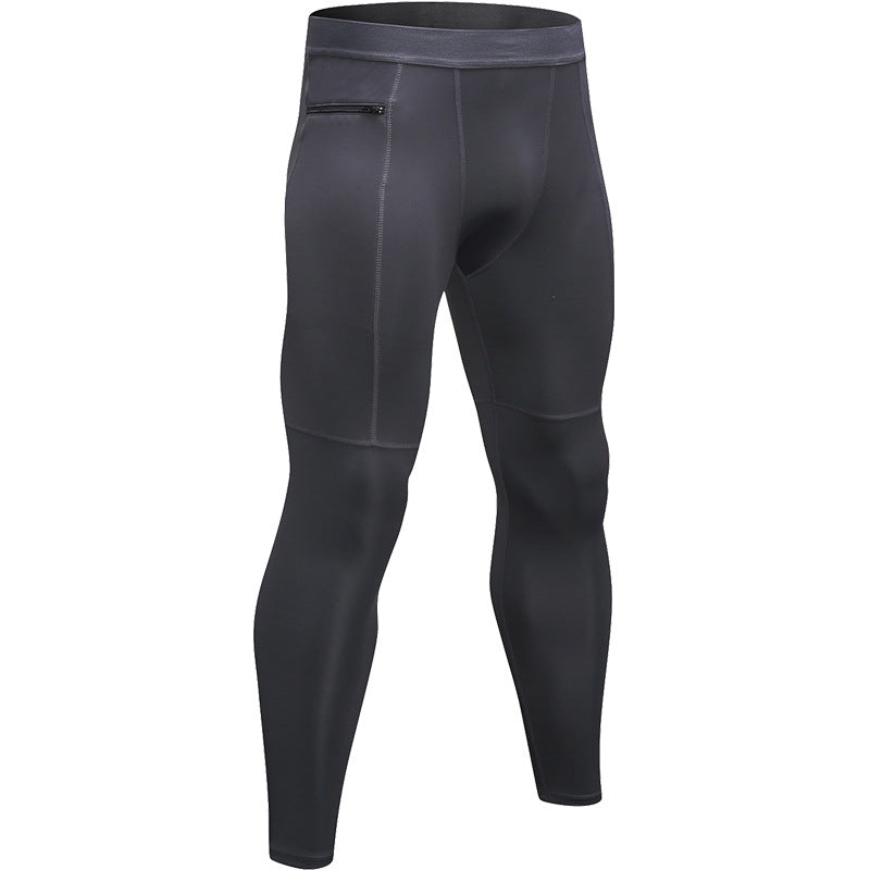 Mens Running Gym Fitness Workout Sports Tights Men