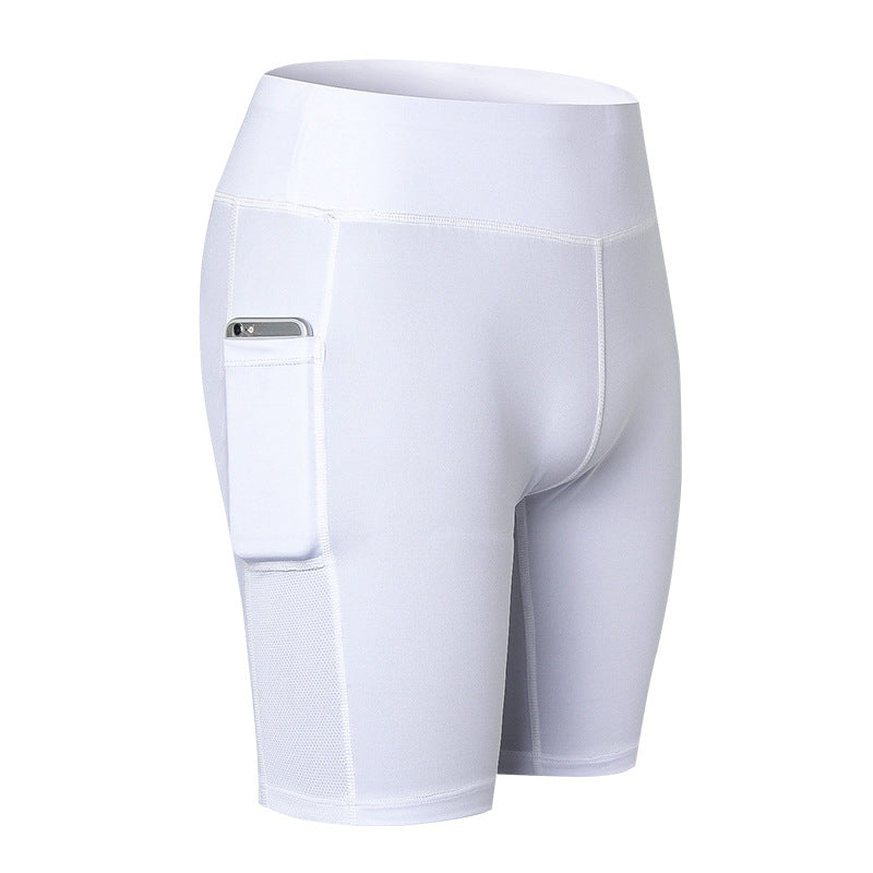 For Polyester Running Workout Shorts Compression Pants
