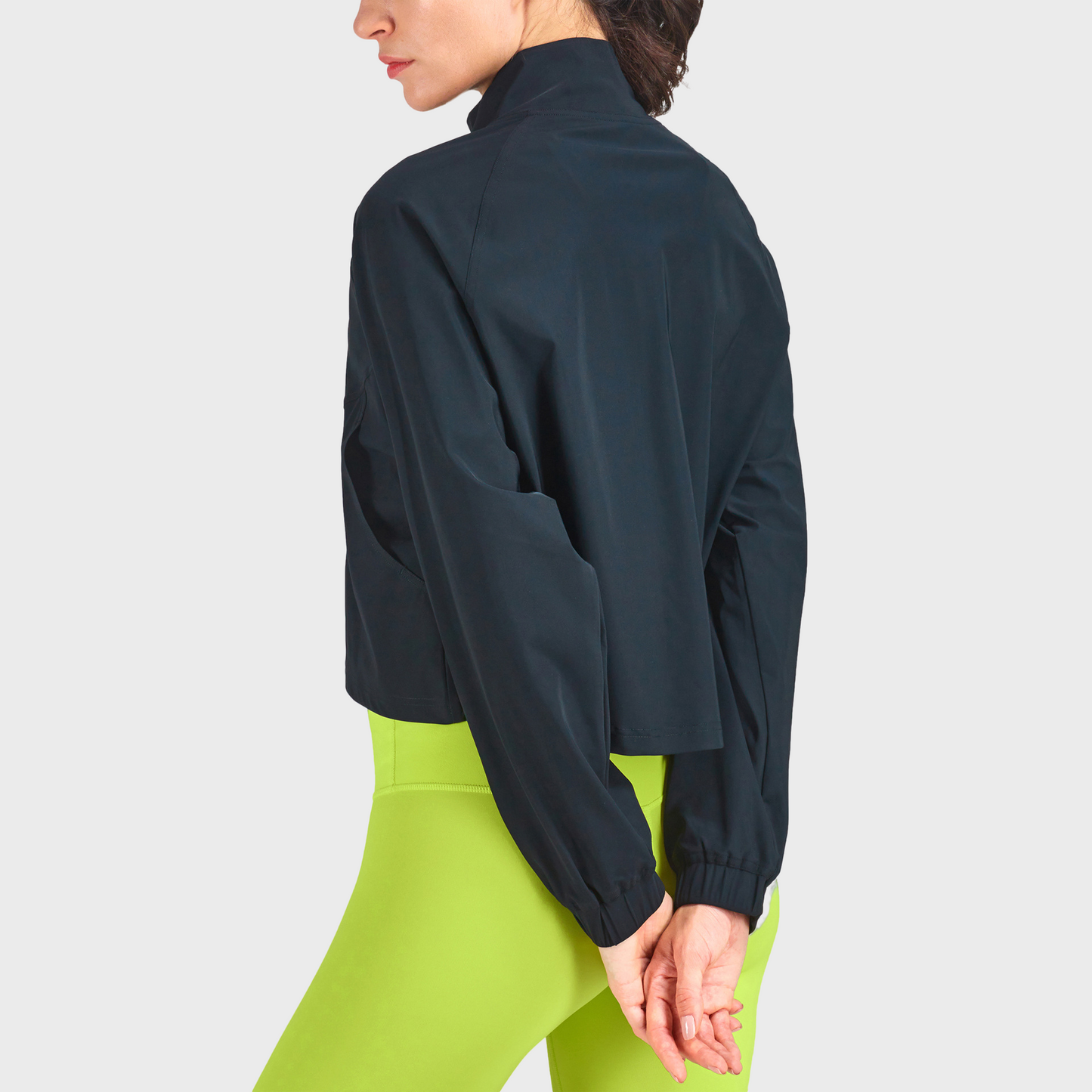 No Ironing Fall Winter Lulu Sports Workout Jacket Women High Collar Close-Lock Zipper Casual Breathable Fitness Clothing Jacket