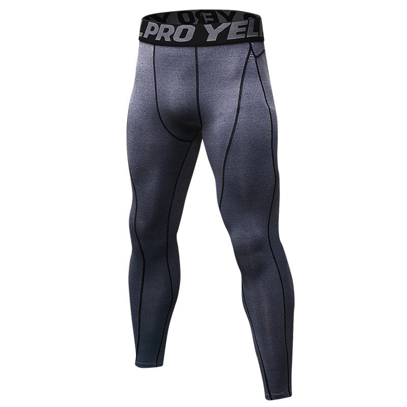 Mens Running Gym Fitness Workout Compression Pants Men Tights Sport