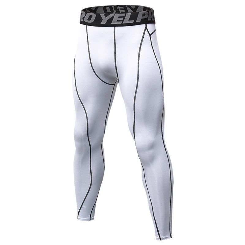 Mens Running Gym Fitness Workout Compression Pants Men Tights Sport