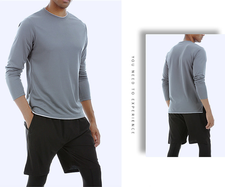 Wholesale Men Shirts Custom Printing Long Sleeve T Shirt Hot Selling