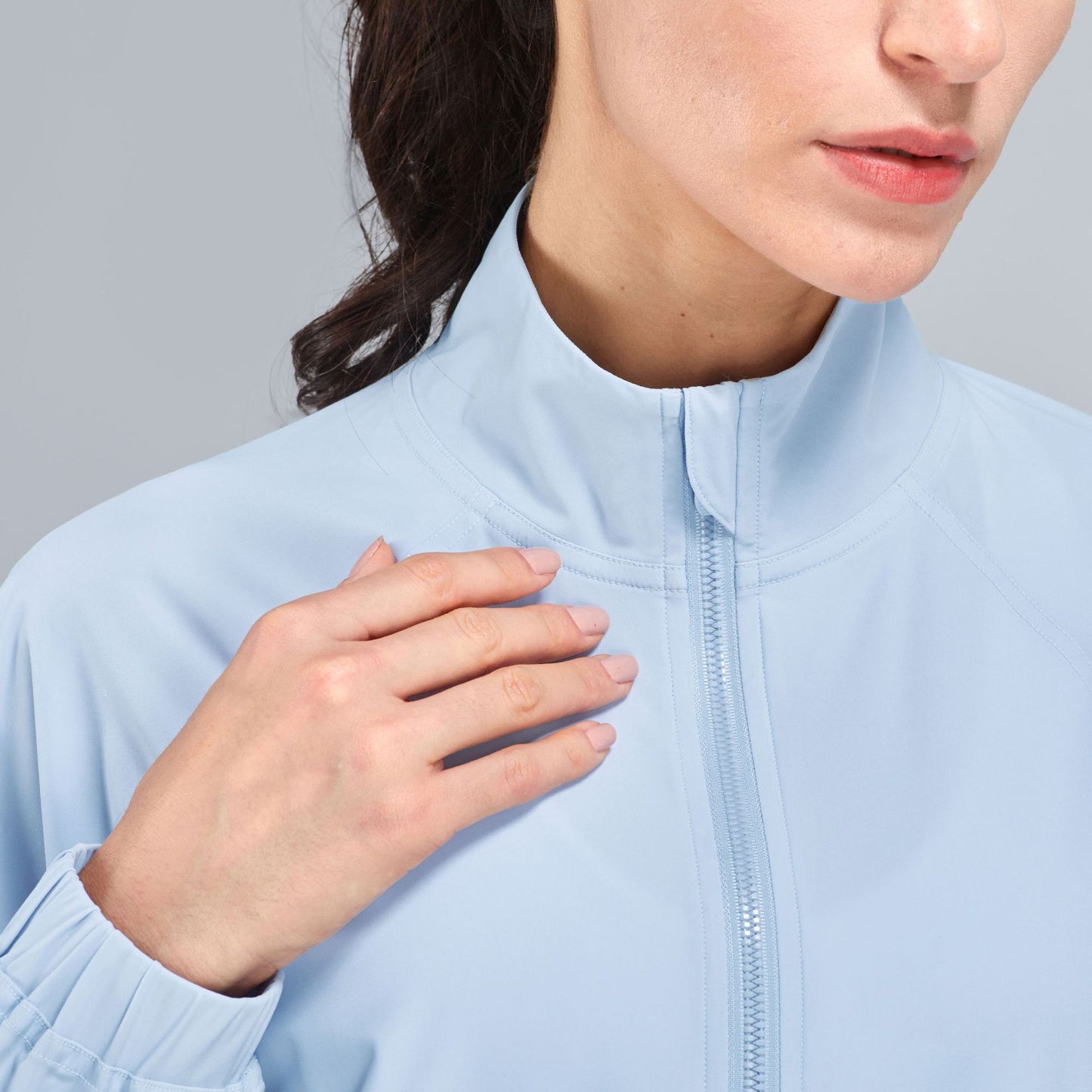 No Ironing Fall Winter Lulu Sports Workout Jacket Women High Collar Close-Lock Zipper Casual Breathable Fitness Clothing Jacket
