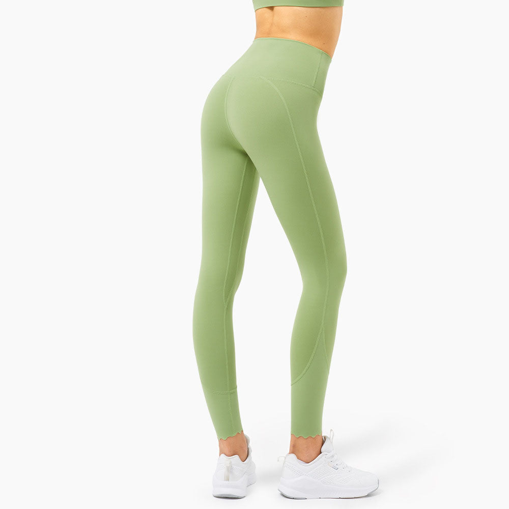 New Support Nude Feeling Arbitrary Cut Waist Peach Hip Sports Fitness Women Sport Plus Size High Quality Yoga Pants