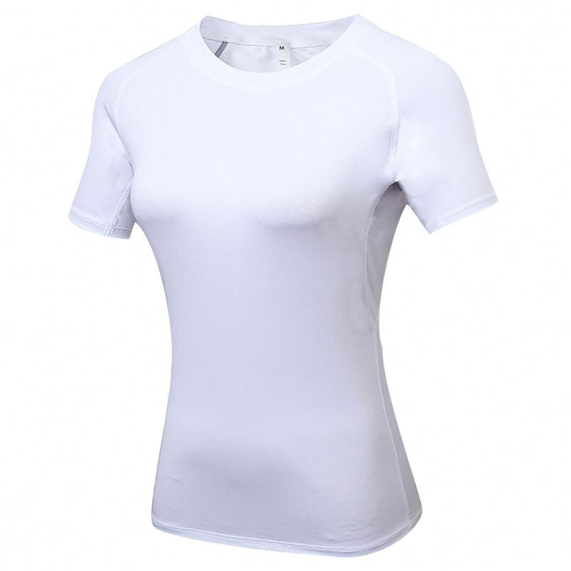 Plain Shirt Custom T Shirts Women Yoga Workout Compression Sleeveless Quick Drying