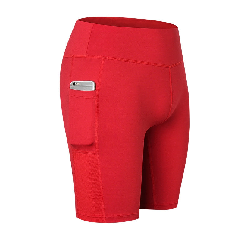 For Polyester Running Workout Shorts Compression Pants