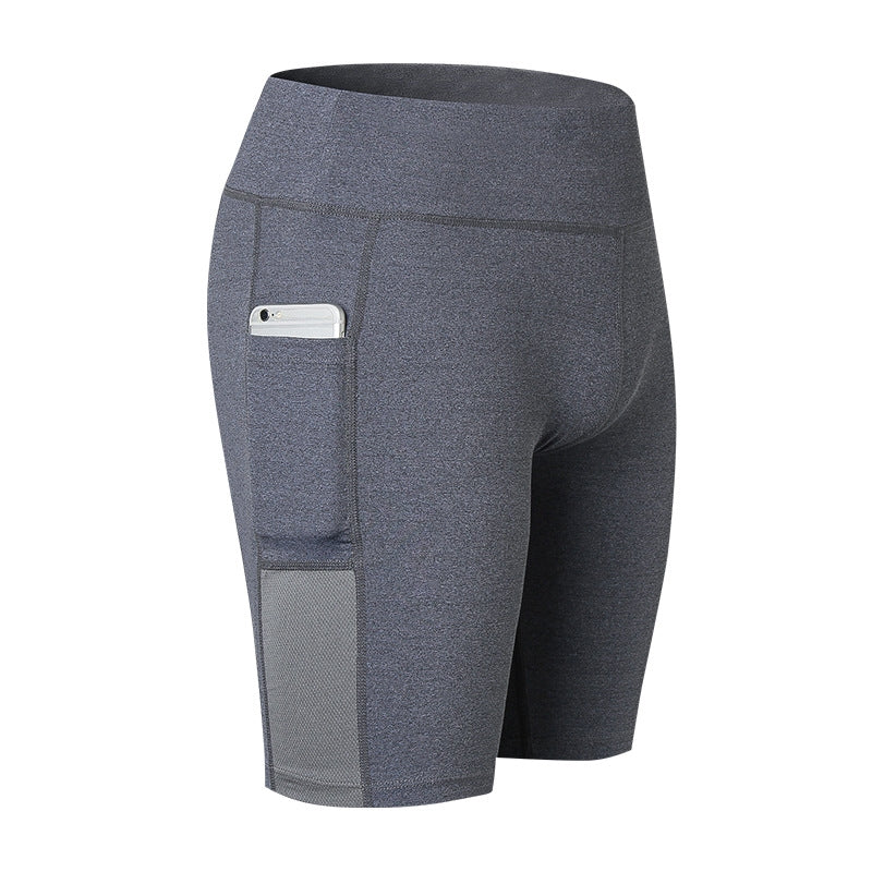 For Polyester Running Workout Shorts Compression Pants