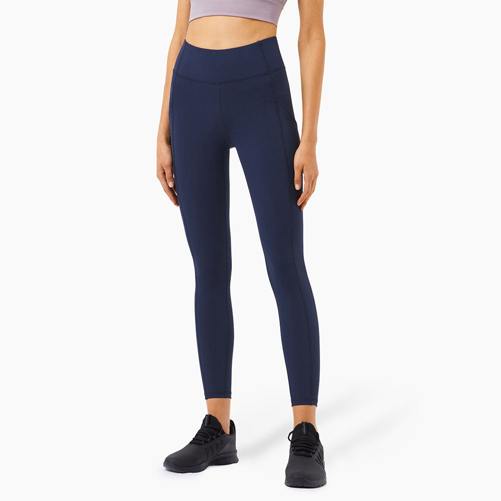 High Strength Nude Ll Fitness Eu High Waist Tight Fitting Pocket Yoga Pants Clothing Workout For Women Women'S Sports Leggings