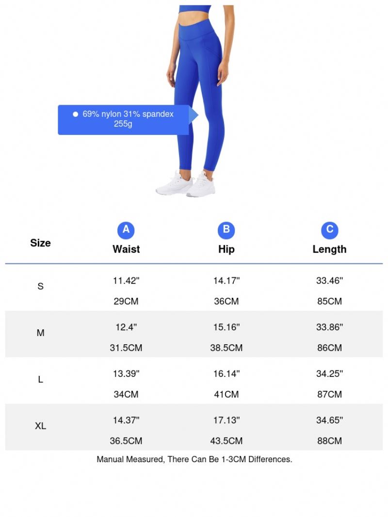 High Strength Nude Ll Fitness Eu High Waist Tight Fitting Pocket Yoga Pants Clothing Workout For Women Women'S Sports Leggings