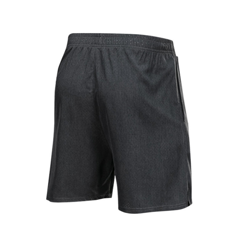 Sports shorts men's summer fast drying breathable running training five-point basketball sports fitness fast drying shorts