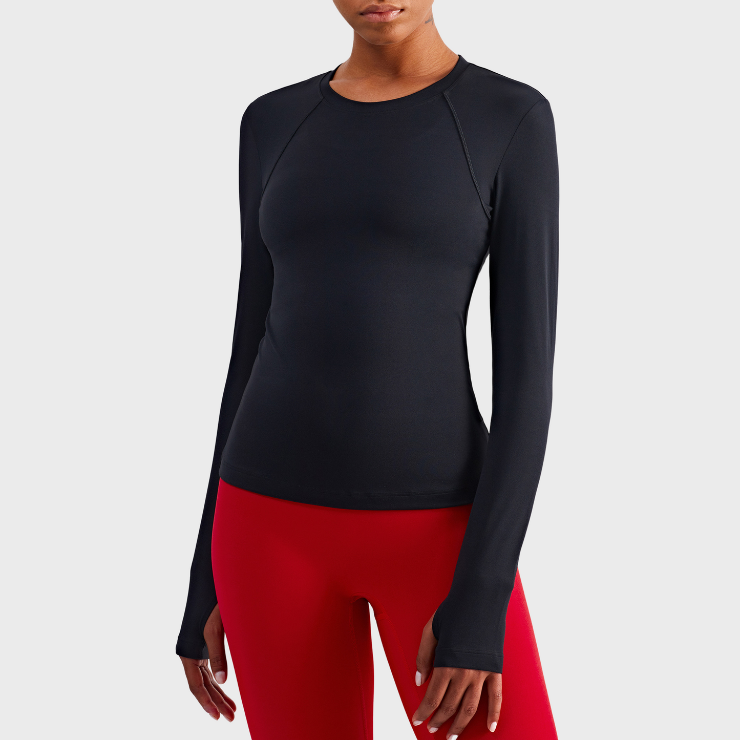 New Fitness Autumn Long Sleeves T Shirt Winter Tshirt Women'S Fitting Skin Friendly Nude Lulu Yoga Clothing Tops