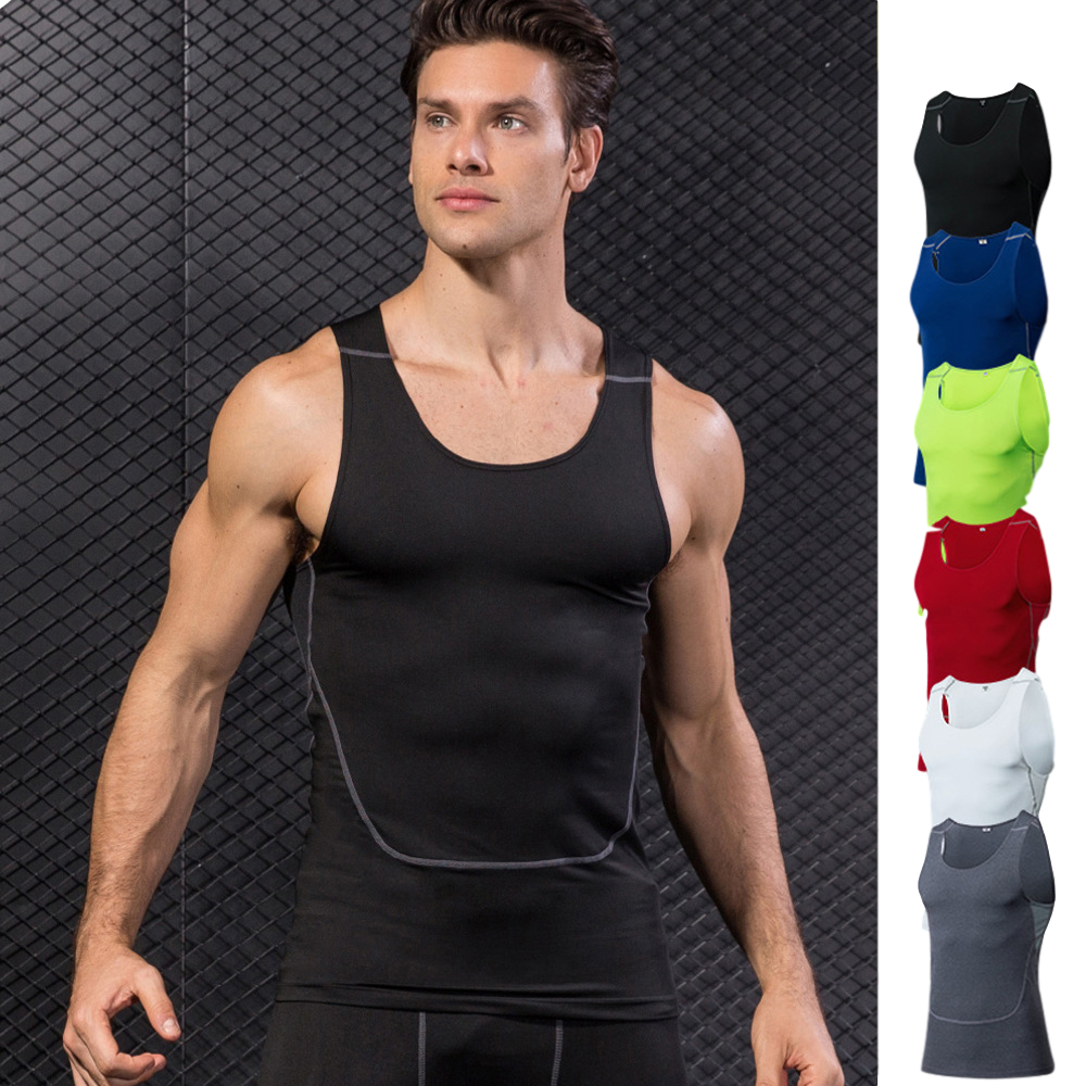 Sleeveless Muscle Gym Sport Slim Vest Bodybuilding Mens Tank Top