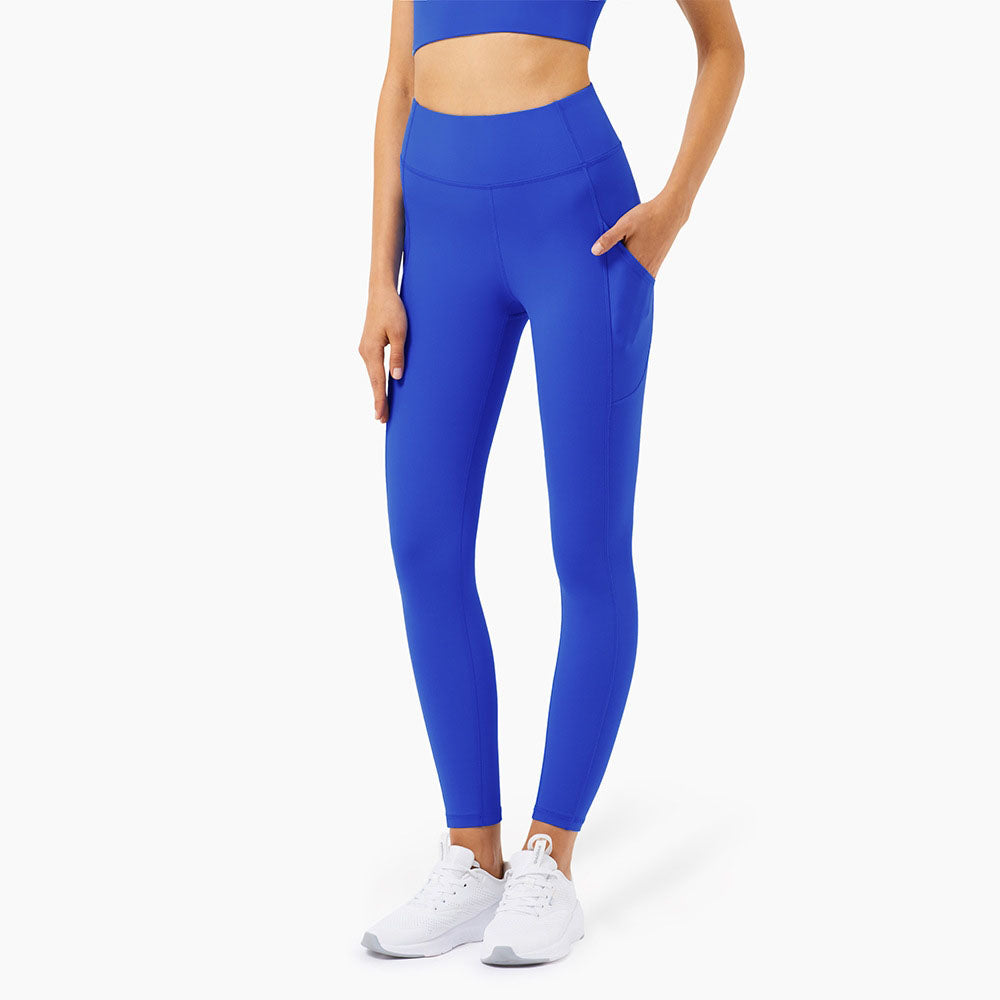 High Strength Nude Ll Fitness Eu High Waist Tight Fitting Pocket Yoga Pants Clothing Workout For Women Women'S Sports Leggings