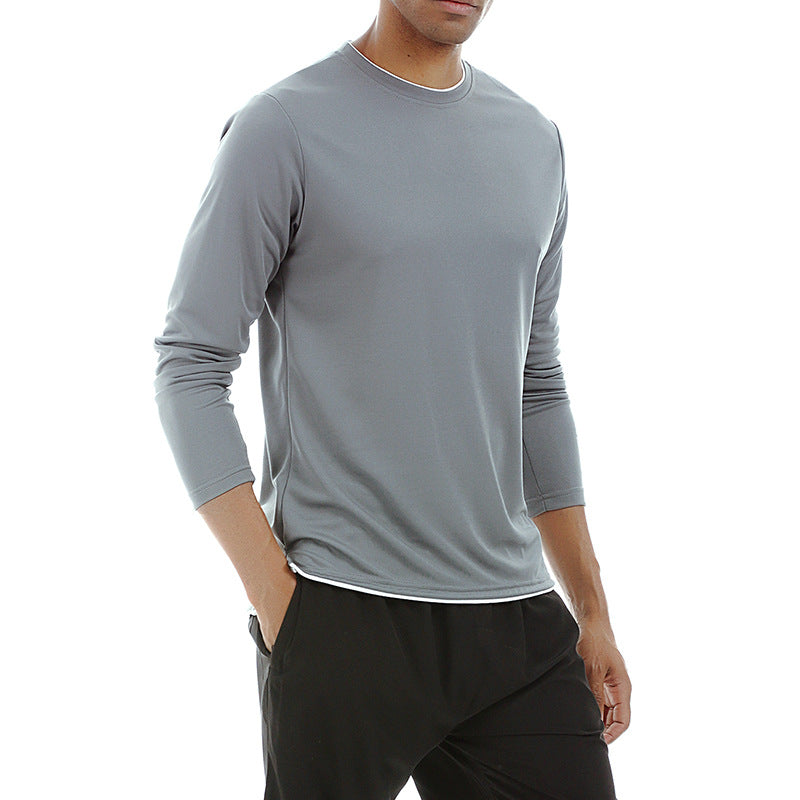 Wholesale Men Shirts Custom Printing Long Sleeve T Shirt Hot Selling