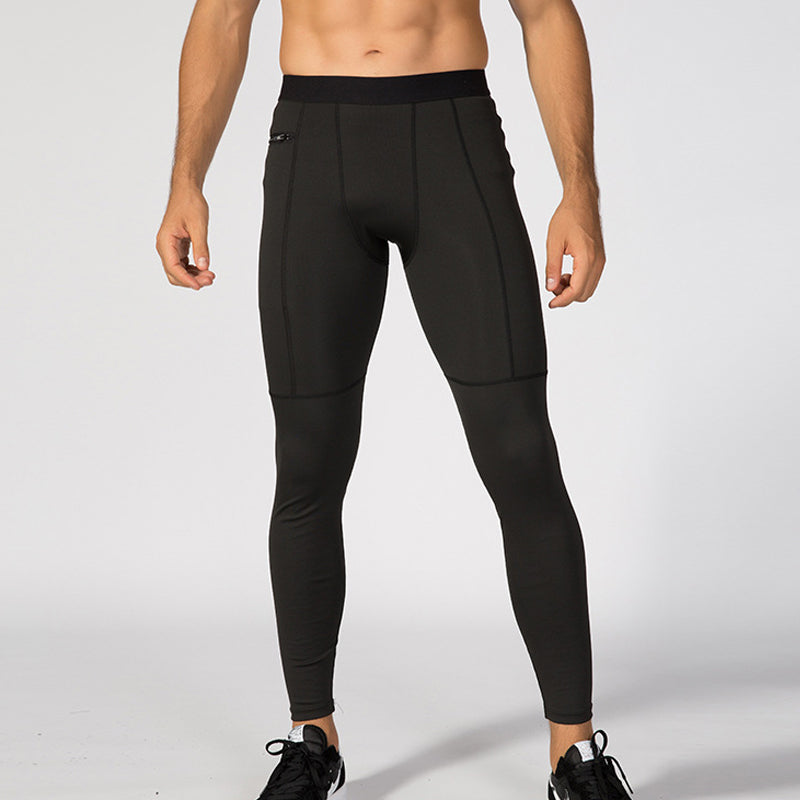 Mens Running Gym Fitness Workout Sports Tights Men