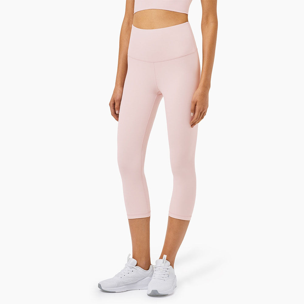 New High Strength Nude Ll Cross Border High Waist Tight Fitting Sports Fitness Tiktok Women Large Size Yoga Pants Girls