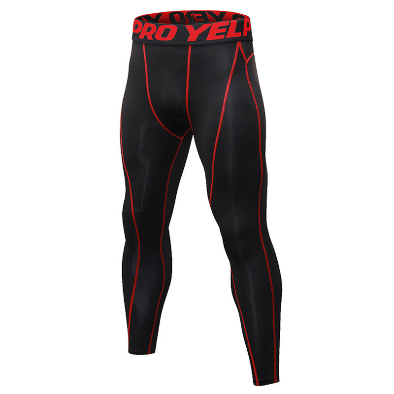 Mens Running Gym Fitness Workout Compression Pants Men Tights Sport