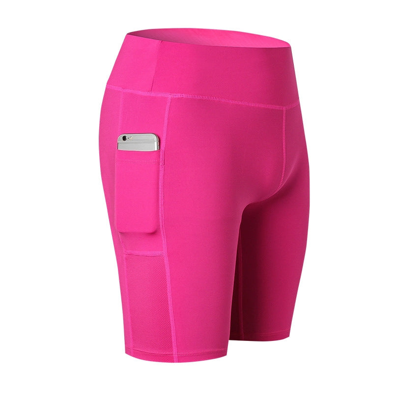 For Polyester Running Workout Shorts Compression Pants