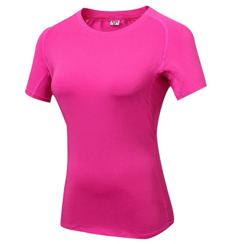 Plain Shirt Custom T Shirts Women Yoga Workout Compression Sleeveless Quick Drying