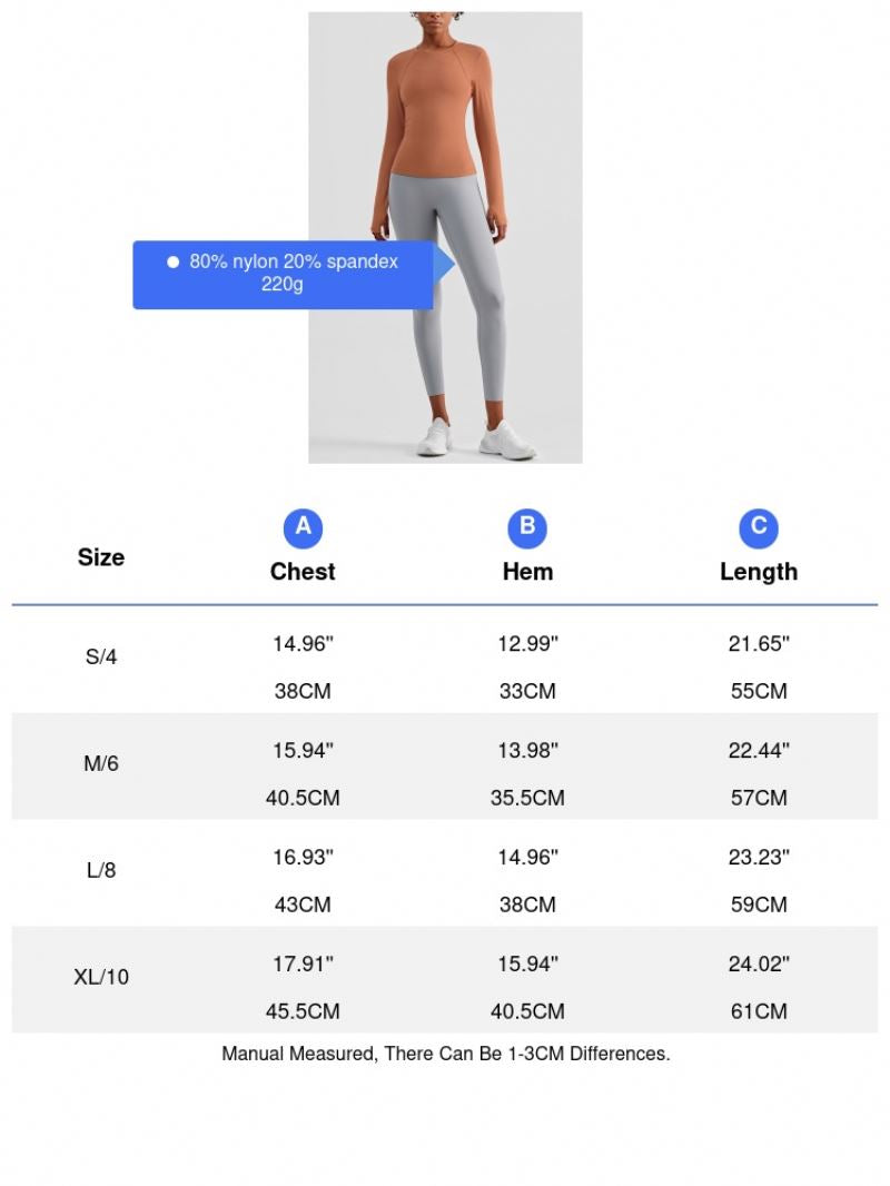 New Fitness Autumn Long Sleeves T Shirt Winter Tshirt Women'S Fitting Skin Friendly Nude Lulu Yoga Clothing Tops