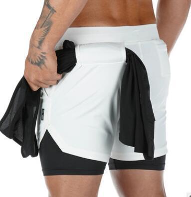 Shorts Men's Five Piece Pants Sports Running Oversized Outerwear Double Layered Men's Casual Pants Foreign Trade Men's