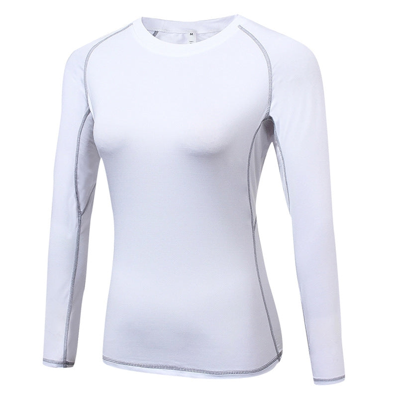 Wholesale Custom Long Sleeve Fitted T-Shirt Women Training Compression Sleeveless Quick Drying