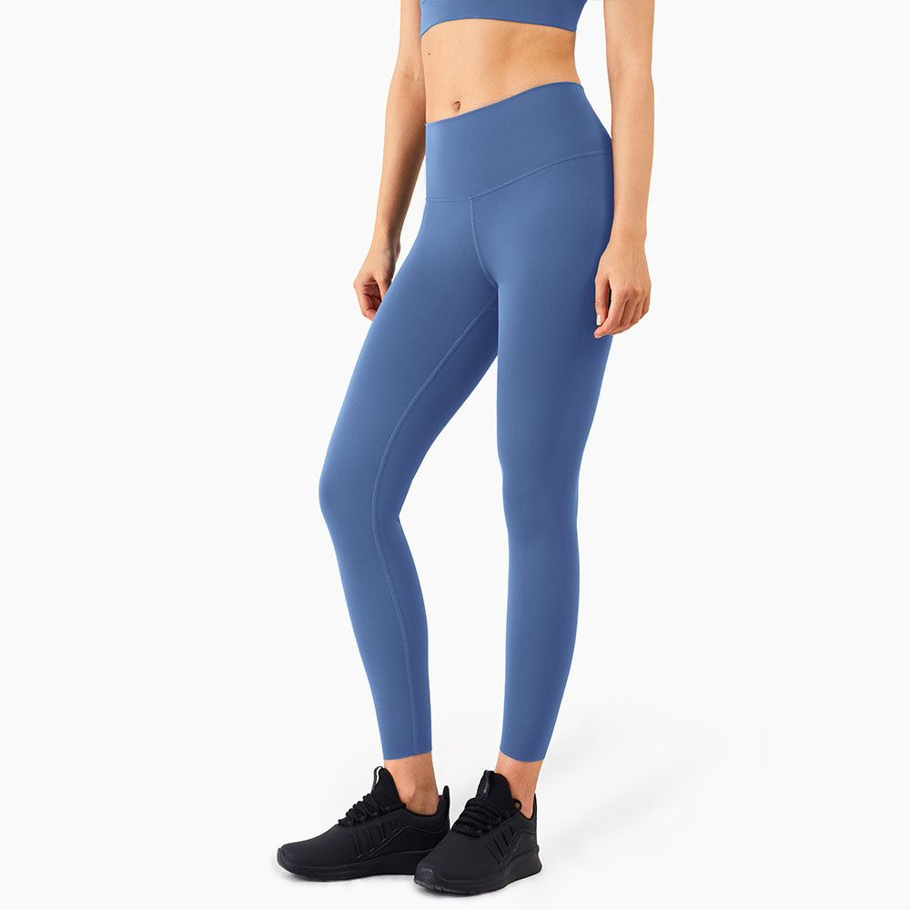 New Spring High Strength Nude Pocket Ll Female High Waist Peach Hips Fitness Sports Tights Women Gym Pants Leggings Workout