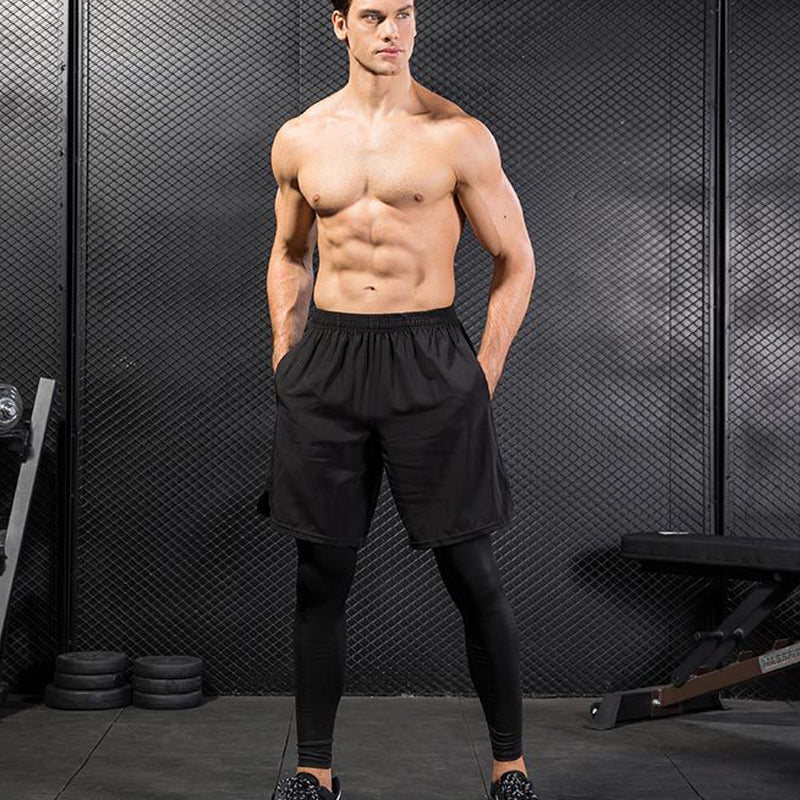 Men's Running Gym Fitness Workout Sexy Spandex Tights For Men