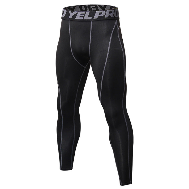 Mens Running Gym Fitness Workout Compression Pants Men Tights Sport