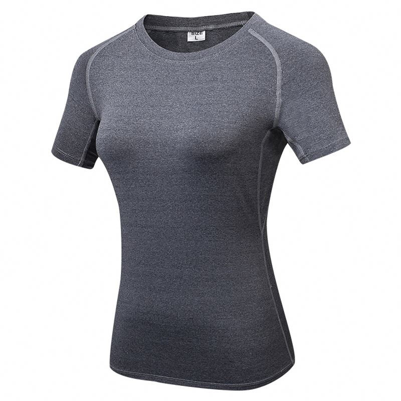 Plain Shirt Custom T Shirts Women Yoga Workout Compression Sleeveless Quick Drying