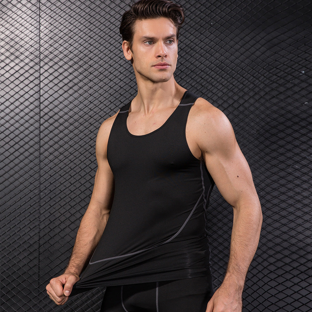 Sleeveless Muscle Gym Sport Slim Vest Bodybuilding Mens Tank Top
