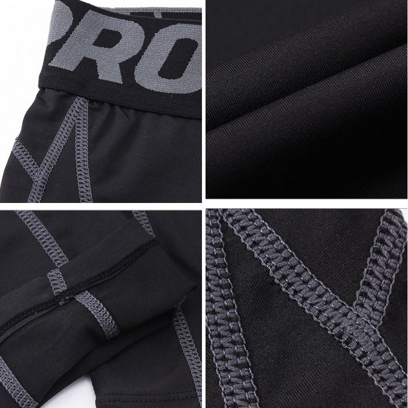 Mens Running Gym Fitness Workout Compression Pants Men Tights Sport