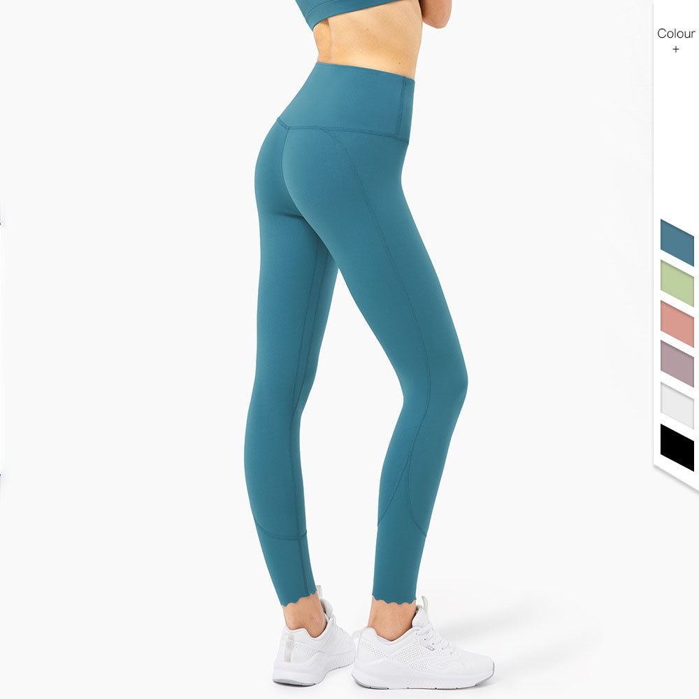 New Support Nude Feeling Arbitrary Cut Waist Peach Hip Sports Fitness Women Sport Plus Size High Quality Yoga Pants