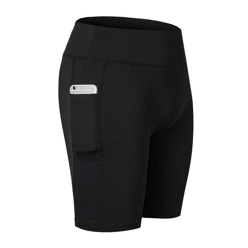 For Polyester Running Workout Shorts Compression Pants