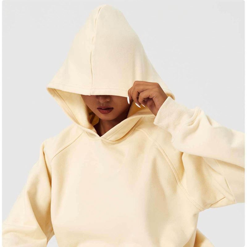 Outdoor Fashion Pullover Hooded Eu Us Casual Loose Sports Clothes Autumn And Winter Warm Pockets Long Sleeved Sweater Women