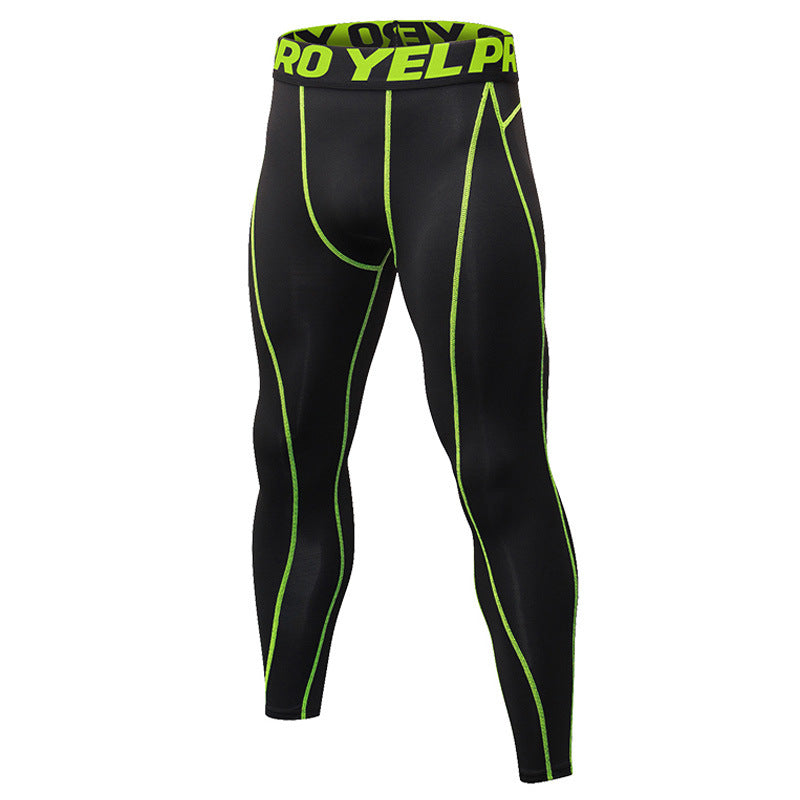 Mens Running Gym Fitness Workout Compression Pants Men Tights Sport