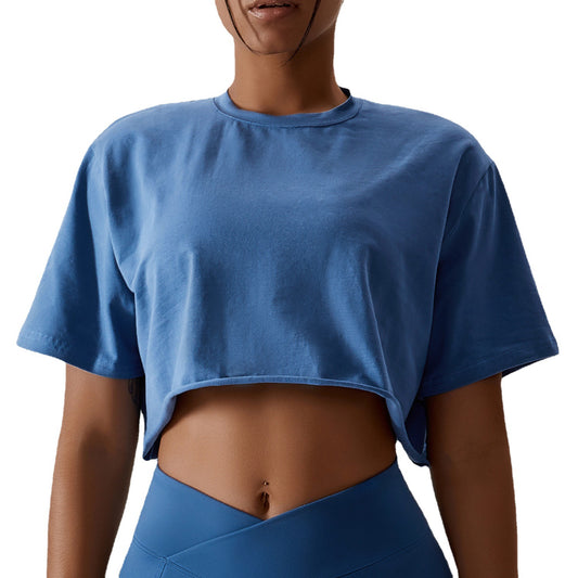 yoga fitness workout crop tops