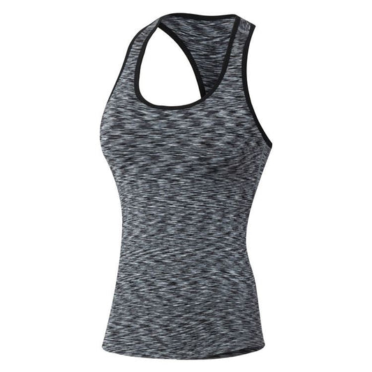 Yoga Tank Workout Top Women Gym Fitness Compression Sleeveless Quick Drying