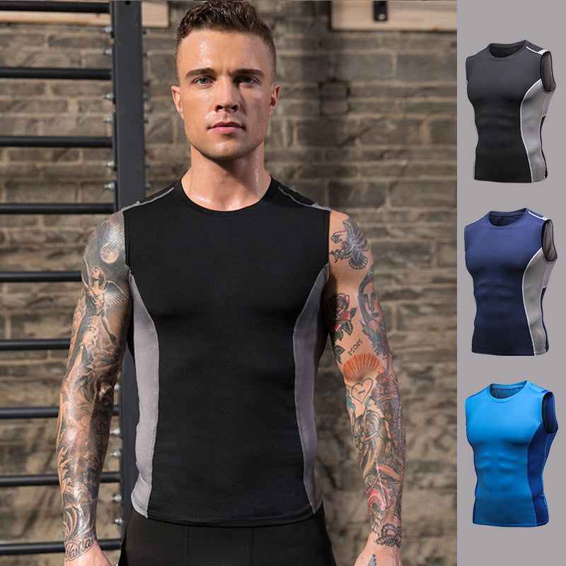 Men's Tank Tops Sleeveless Muscle Gym Sport Slim Vest Bodybuilding Tank Tops Men