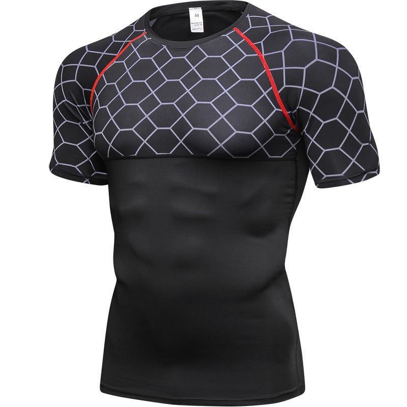 Gym Athletic T-shirt Bodybuilding Men Fitness T Shirt