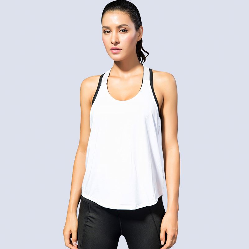 Women'S Vests Gym Tank Top Women Yoga Workout Compression Sleeveless Quick Drying