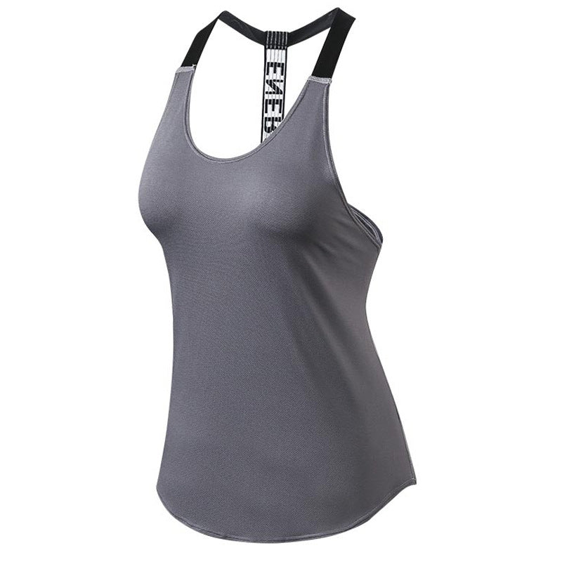 Women'S Vests Gym Tank Top Women Yoga Workout Compression Sleeveless Quick Drying