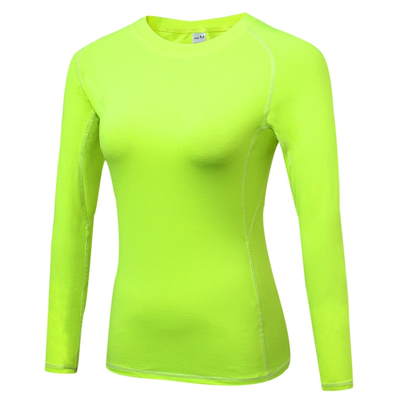 Wholesale Custom Long Sleeve Fitted T-Shirt Women Training Compression Sleeveless Quick Drying