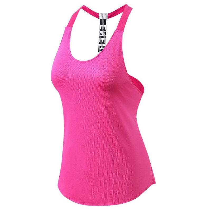 Women'S Vests Gym Tank Top Women Yoga Workout Compression Sleeveless Quick Drying