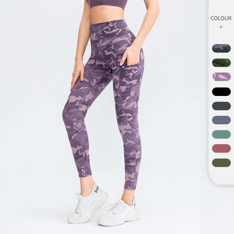 Yoga Manufacturer Fitted Gym With Pockets Compression Pants For Women