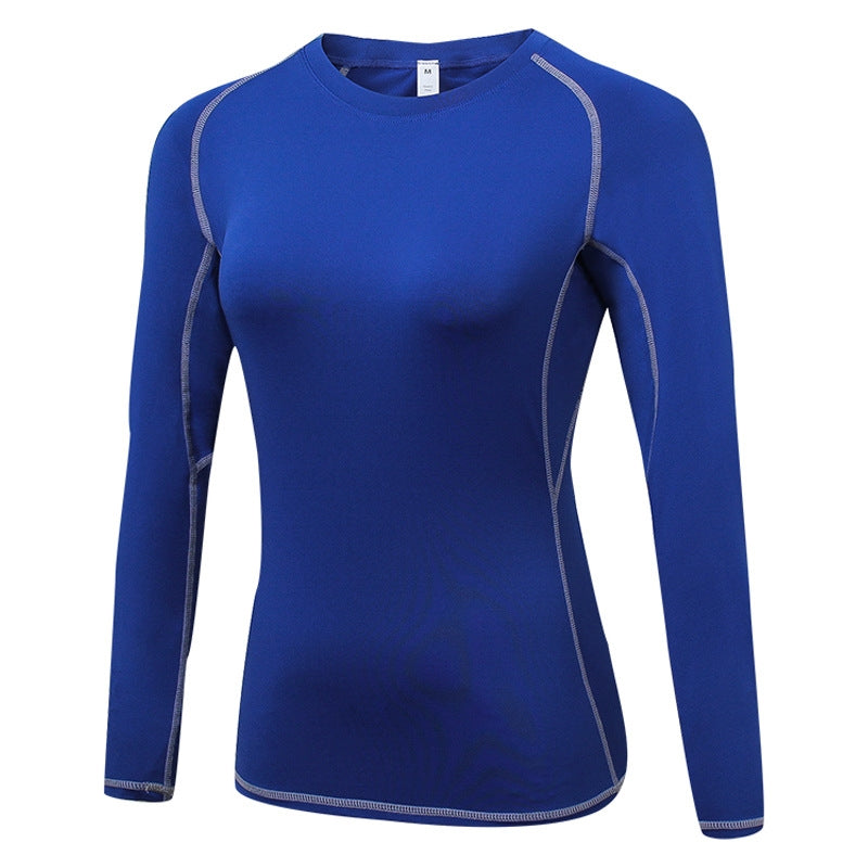 Wholesale Custom Long Sleeve Fitted T-Shirt Women Training Compression Sleeveless Quick Drying