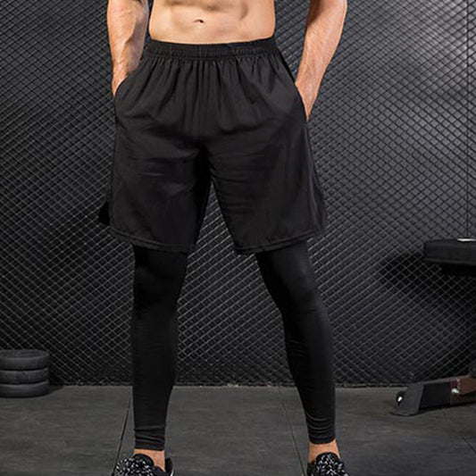 Men's Running Gym Fitness Workout Sexy Spandex Tights For Men