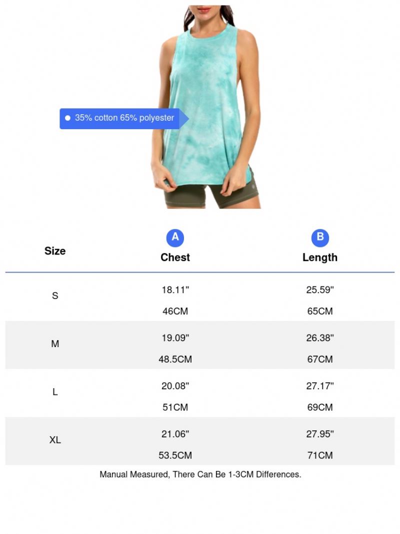 New Tie-Dyed Printed Sports Vest Women Cross-Border European and American Quick-Drying Running Loose Yoga Top Fitness Vest