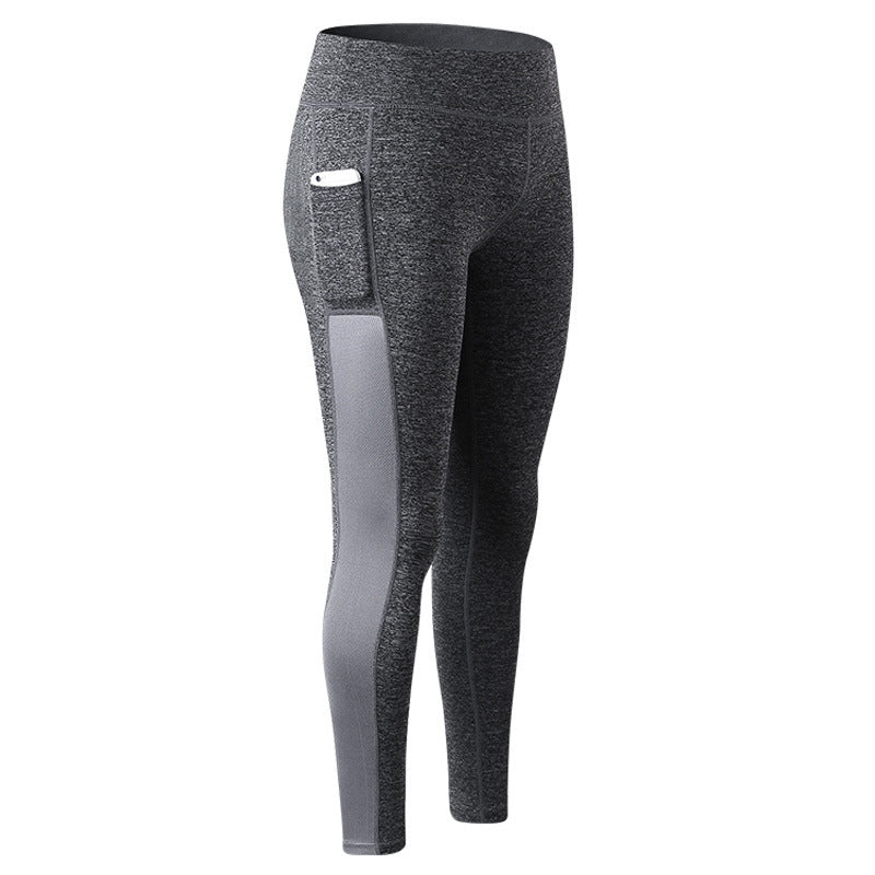 Exercise Sports Tights For Women Mesh Yoga Compression Pants