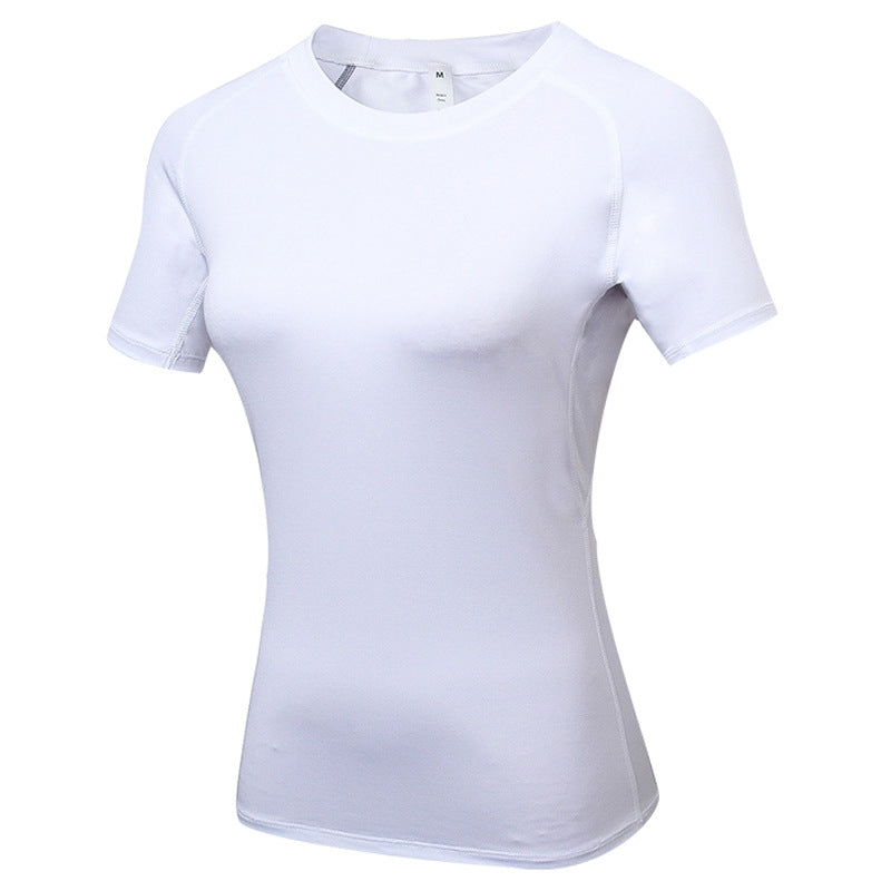 Plain Shirt Custom T Shirts Women Yoga Workout Compression Sleeveless Quick Drying